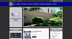 Desktop Screenshot of lchs.lewiscentral.org